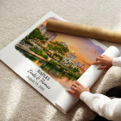 Affiche de Naples Floride, Aquarelle, Sur mesure