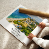 Affiche de Naples Floride, Aquarelle, Sur mesure