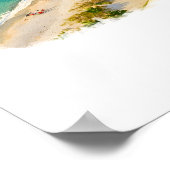 Affiche de Naples Floride, Aquarelle, Sur mesure (Coin)