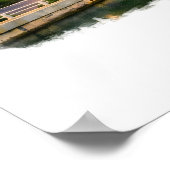 Affiche de Naples Floride, Aquarelle, Sur mesure (Coin)