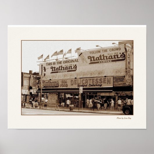 Affiche de Nathan's Famous Hot Dogs (Devant)