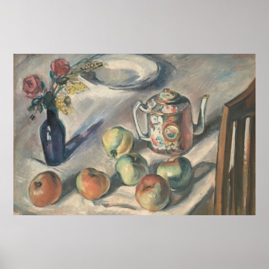 Affiche de nature morte de table de cuisine antiqu (Devant)