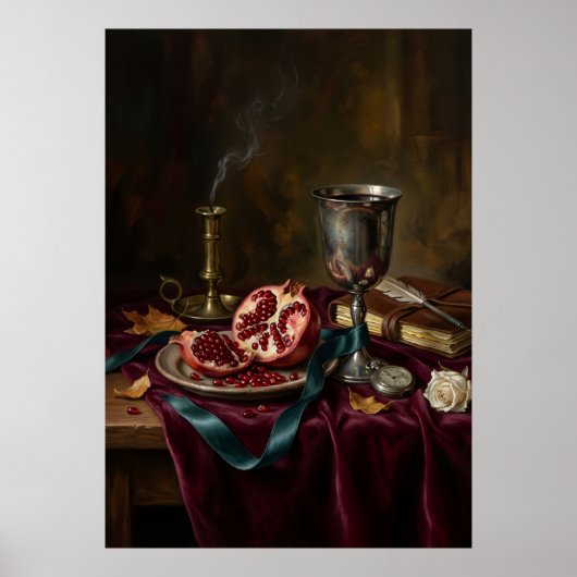 Affiche de nature morte Grenade (Devant)