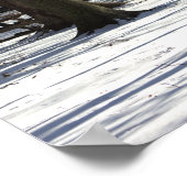 Affiche de neige dans le parc (Coin)