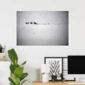 Affiche de neige minimale (Bureau à domicile)