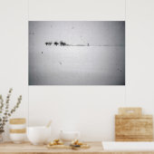 Affiche de neige minimale (Cuisine)