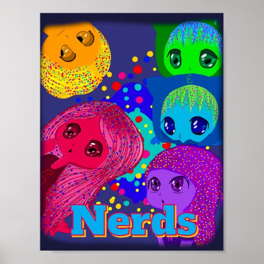 Affiche de nerds (Devant)