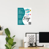 affiche de nettoyage STUDIO affiche prospectus (Bureau à domicile)