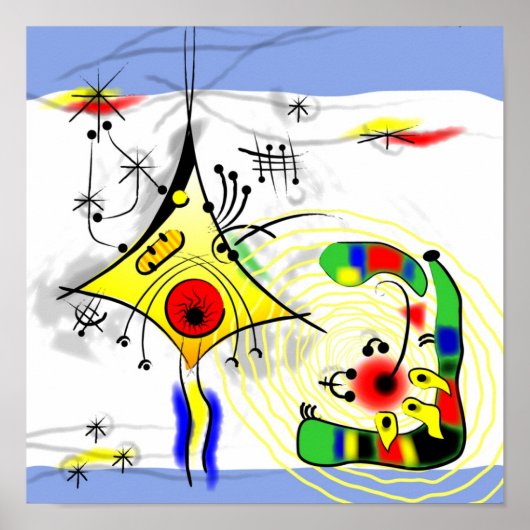 Affiche de neurone (Devant)