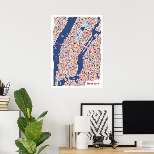 Affiche de New York (Bureau à domicile)