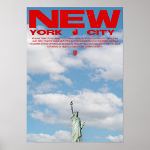 affiche de new york city, nyc skyline art, manhatt