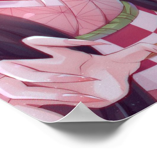 Affiche de Nezuko demon (Coin)