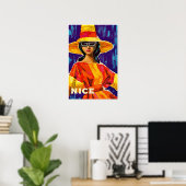 Affiche de Nice, France (Bureau à domicile)