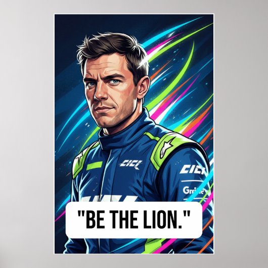 Affiche de Nico Hülkenberg Racing Vector – Soyez l (Devant)