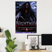 Affiche de Nightmaw Dévoreur des Ténèbres (Bureau à domicile)