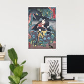 Affiche de Ninja Ukiyo-E Art Impression de bois ja (Bureau à domicile)