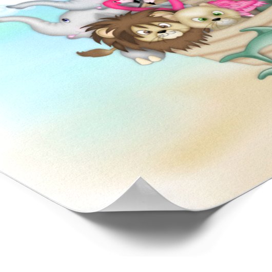 AFFICHE DE NOE  POUR NURSERY (Coin)