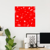 affiche de Noël (Bureau à domicile)