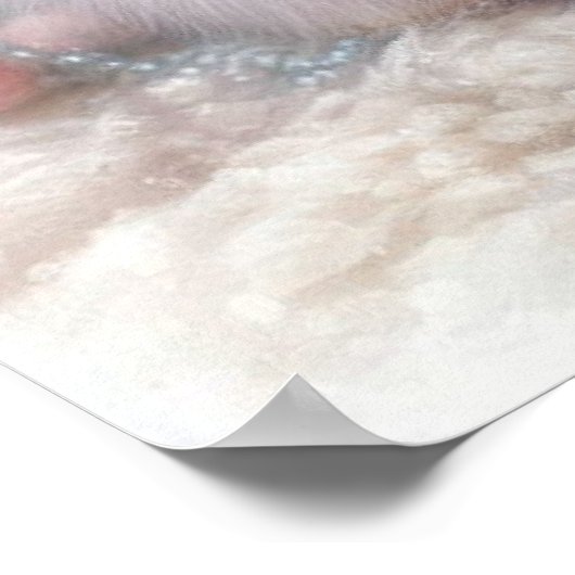 Affiche de Noël Bunny (Coin)