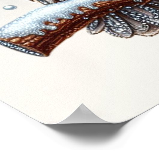 Affiche de Noël de la Chouette (Coin)