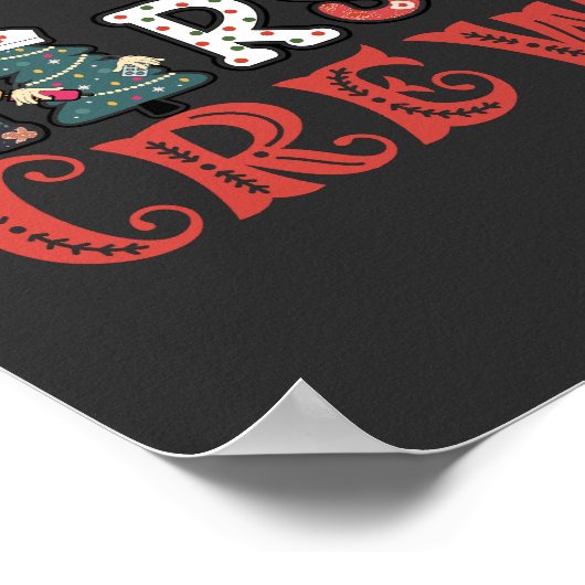 affiche de noël de l'infirmière de dialyse (Coin)