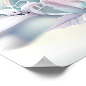 Affiche de Noël Dreamy Snowman (Coin)