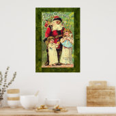 Affiche de Noël du Père vintage Tuck (Cuisine)