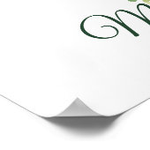 Affiche de Noël Holly Mistletoe Red Berry (Coin)