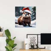 Affiche de Noël Otter (Bureau à domicile)