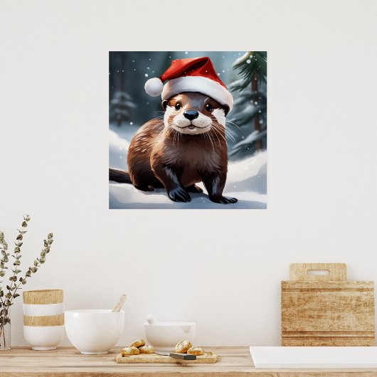 Affiche de Noël Otter (Cuisine)