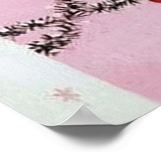 Affiche de Noël rétro vintage (Coin)