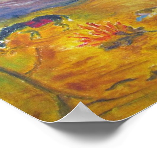 Affiche de Noël sur la route de Bethléem (Coin)