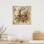 Affiche de Noël vintage (Cuisine)