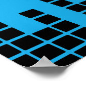 Affiche de nom personnalisé de l'illustration de m (Coin)