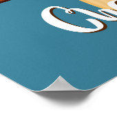 Affiche de nom personnalisé du chocolat Popsicle (Coin)