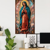 affiche de Notre-Dame de Guadalupe (Bureau à domicile)