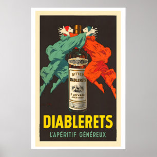 Affiche de nourriture et boisson vintage Suisse Ap