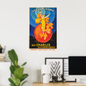 Affiche de nourriture et de boisson de Chablis par (Bureau à domicile)
