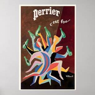 Affiche de nourriture et de boisson rétro vintage