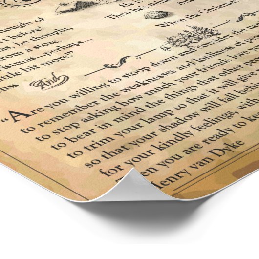 Affiche de nouvelles de Noël (Matte) (Coin)