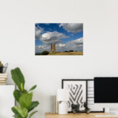 Affiche de nuages sur la tour de Broadway dans les (Bureau à domicile)