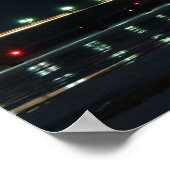 Affiche de nuit du pont Mackinaw (Coin)