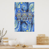 Affiche de nuit étoilée (Cuisine)