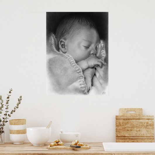 Affiche de nuit silencieuse (Cuisine)