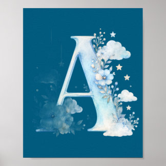 Affiche de nurserie alphabétique