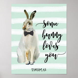 affiche de nurserie art de nurserie affiche lapin