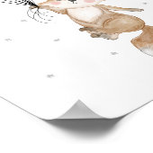 Affiche de nurserie ballon renard pour chambre d'e (Coin)