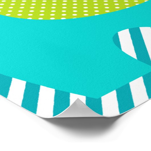 Affiche de nurserie Elephant Love (Coin)