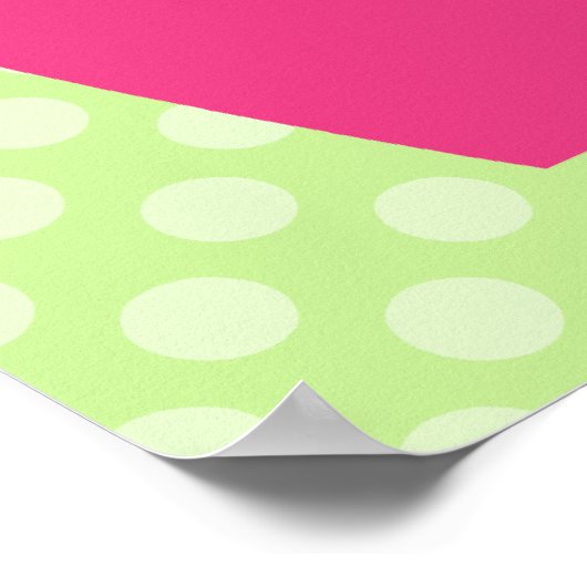 Affiche de nurserie éléphant pointillé (Coin)