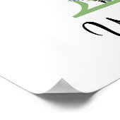 Affiche de nurserie Eucalyptus Lavande Monogramme  (Coin)